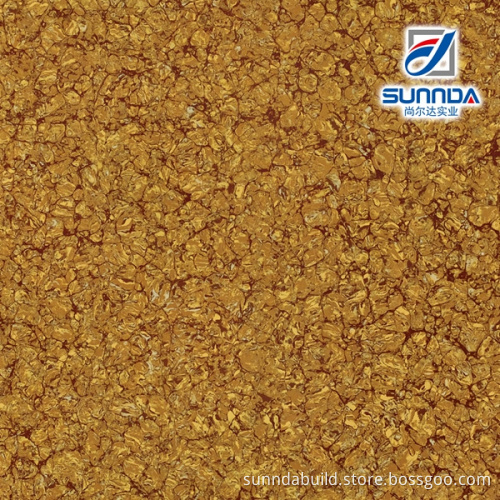 Super White Nano Mirrored Golden Yellow Kitchen Bathroom Polished porcelain double layer floor tiles